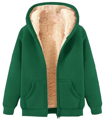 Maglia Trekking Donna,Giacca Pile Donna Fine Fleece Warm con Zip - Autunno Inverno Primavera Sci Montagna Unisex - Manica Lunga Felpa con Cappuccio Pelliccia Morbido Comfort Outdoor