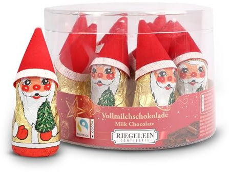 Riegelein Weihnachtsmänner aus Vollmilch-Schokolade, 10 Stück á 14 g (140 g)