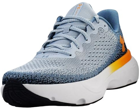 Under Armour Mens Infinite, Blue Calm/Blue Smoke/Squad Orange, 10 UK