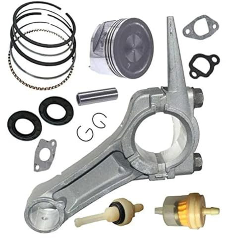 de joint d'anneau de Piston de bielle Compatible avec moteur de tondeuse à gazon 200cc pour accessoires d'outils électriques de jardin