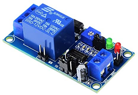 Zeitverzögerungsrelais -Steuerungsschaltermodul Normaler Freizeit Relais Timing Timing Relais einstellbares Potentiometer LED Indikator Mit Langlebigkeit