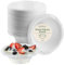 BLISSMART Lot de 50 bols réutilisables en plastique blanc de 200 ml, lavables et réutilisables pour dessert, vaisselle robuste pour fêtes, camping, anniversaire, restauration, barbecue