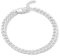 Esrael 925 Sterling Silver Bracelet for Men, Mens Silver Bracelets 5mm Cuban Chain Bracelets Mens Bracelet Jewellery Gifts for Him