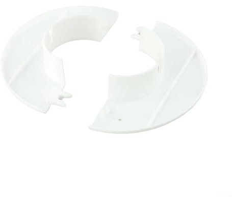 PP Hole Cover Cable Entry Rosace 40-80mm Tuyau Mural Canal Passage Blanc pour L'installation de Climatisation (55mm)