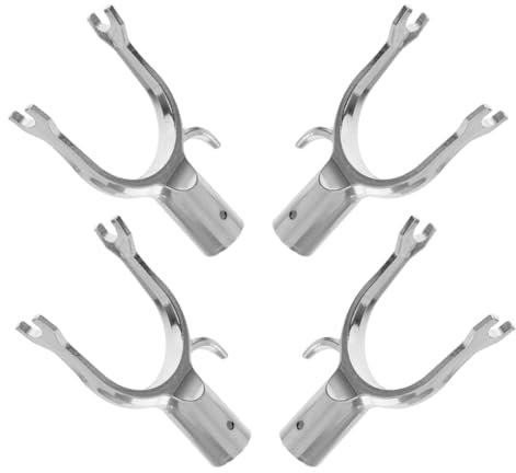 Toyvian 4pcs Metal Tree Brace Support for Gardeners Easy Installation Branch Holder Stabilizer with Hole Winter Protection Orchard Enhancement