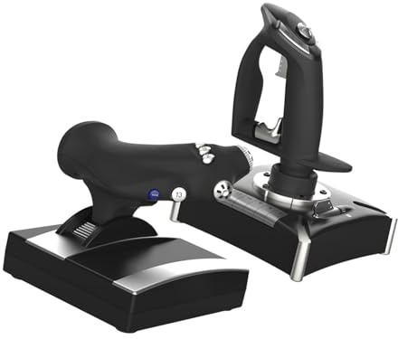 Xanorrg Flight Controller Stick Simulators Controls For Multi Platform Joysticks Controller With Vibrations For 7/8/10 Realistic Damping Gamepad