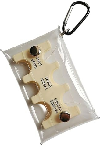 Porte-monnaie transparent Organisateurs Trieur Portefeuille Yen japonais Porte-monnaie Cartes Manches, Jaune, Beauté de masse