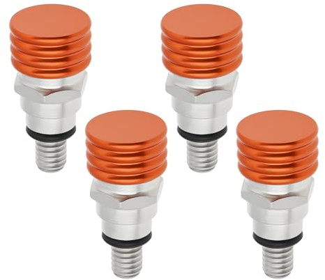 EMSea 4 Valvole Di Spurgo Aria Forcella M4x0,7mm Compatibili Con KTM XC EXC EXCF XCW SX SXF MXC