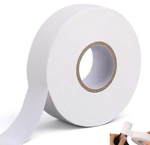Zelphvt Hockey Tape, 2.5cm*25m Non Slip Hockey Grip Tape Anti Slip Hockeys Stick Tapes Sweat Absorbent Grip Cloth Tapes for Hockeys Squash Racket Badminton Grips Skipping Rope Fishing Rod
