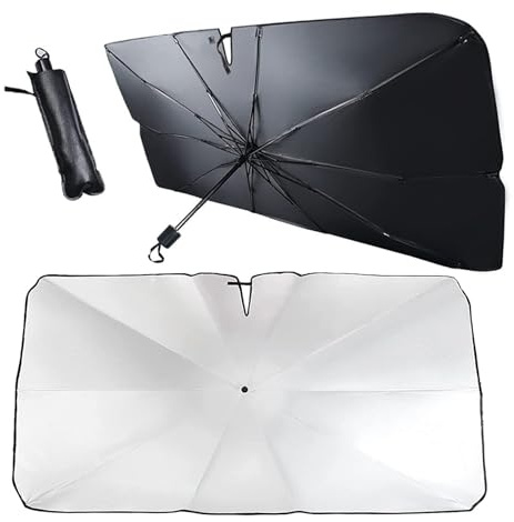 WEQTYSAB Auto Parabrisas Parasol, para Hyundai Tucson 2022-2023 Anti-Ultravioleta Plegable Coche Parabrisas Parasol protección