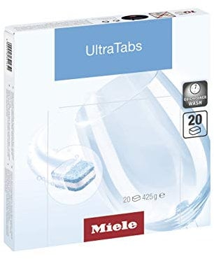 Miele UltraTabs - Tabletas para lavavajillas, 20 tabletas