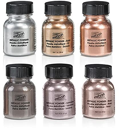Mehron Metallic Powder 1oz Pot Gold