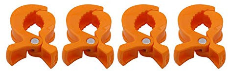 4 Stück Baby Autositz Zubehör Spielzeug Lampe Kinderwagen Kinderwagen Klammern Decke Clips Gelb