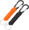 EOTW Paracord Schlüsselanhänger Karabiner Karabinerhaken D Ring Schlüsselband Schlüsselring für Motorrad Auto Camping Wandern Männer Frau Kinder (1 Schwarz & 1 Orange)