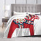 Morbuy Leichte Flanell Decke, Kuscheldecke hochwertige Flauschige Gewichtsdecke Feinste Tagesdecke Wohndecke Mikrofaserdecke Couch-Decke Reisedecke (150x130cm,Pferd)