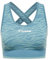 Hummel Damen Hmlmt Saga Seamless Sports Top Yoga Shirt, North Atlantic/Blue Surf Melan, XS EU