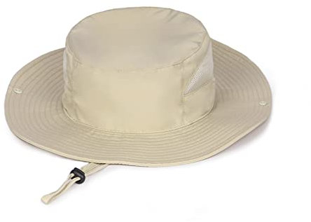 Zylioo XXL/3XL Safari Sonnenhut für Großen Kopf Herren UV/UPF50+ Buschhut Boonie Hat Übergroße Wanderhut Outdoor