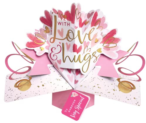 Someone Special Love & Hugs Pop Up Card Mother's Day, Birthday, Any Occasion POP026M21