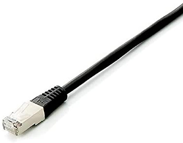 Equip Patchkabel Cat6A 10 Stück/Box S/FTP 2xRJ45 0.25m LSZH schwarz