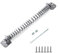 Gate Spring Closer for Wooden Gate Automatic Door Closer with Bright Zinc Plated Weather Resistant, Ideal for Outdoor Usage - 8'' BZP Gate Spring Fittings Included
