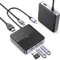 ORICO USB C Hub, 5 en 1 USB C Docking Station con 4K HDMI, 1000M Ethernet, 60W PD, Puerto USB 3.0 5 Gbps, 2 Puertos USB 480Mbps, Adaptador Multipuerto Tipo C para MacBook iPad Lenovo Dell Hp Laptop
