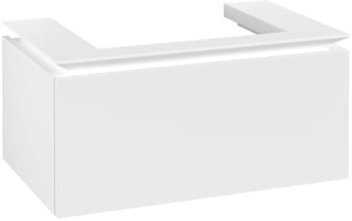 Villeroy & Boch Legato Waschtischunterschrank B678, 800x380x500mm, Waschtisch mittig, Farbe: White Matt
