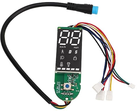 wasserdichte Elektroroller-Platine, robuste Doppelbrems-Sofortdatenanzeige, universelles Ersatzteil für Elektro-Scooter, für Stadtverkehr Pendler Outdoor Nutzung