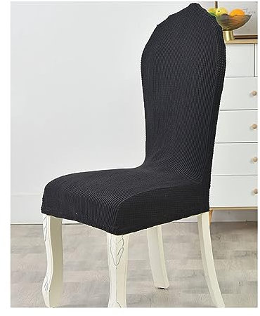 XGANGM Stretch Stuhlhussen 4er/ 2er Set Stuhlbezug Elastisch Abnehmbarer Waschbarer Runder Lehne Universal Hussen Für Stühle Stuhlüberzug Chair Cover Für Küche Restaurant Hochzeit,#7,6PCS