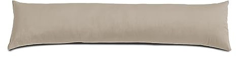 Lancashire Textiles Velvet Draught Excluder Draft Wind Stopper Door and Window Guard Efficient Energy Insulator, Weighed Fabric – Hollow Filled Door Draft Excluder [Beige; 85 X 20cm]