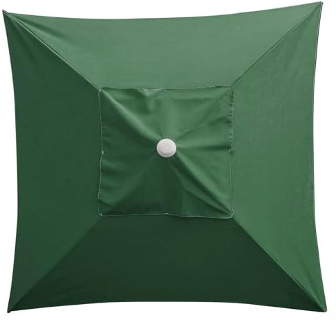 HENXUE Parasol De Patio De 6,5 Pieds, pour Table D'extérieur, Marché, Cour, Remplacement De Parasol, Parfait pour Pique-Nique, Piscine, Plage (Auvent Uniquement),002,2mX2m