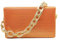 CORIOS Borsetta da Sera da Donna Pochette Piccolo con Catena Clutch in Paillettes Borsa Sposa Elegante Borsa a Spalla Lussuoso Borsa a Tracolla Cerimonia Ballo Festa Cocktail Borse Messenger Arancione