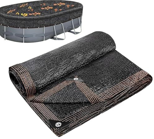 jamgeery Pool Leaves Net Cover | Ground Pool Debris Net Swimming Pool Net | Ground Pools Catching Leaves Debris Sunshade Cover for Home, Garden, Hotel, Patio