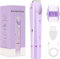 Dual-Head Intimrasierer für Frauen, Damenrasierer elektrisch, IPX7 Wasserdicht, Wiederaufladbarer Rasierer Damen Intimbereich, Kabelloser Rasierer für verschiedene Körperteile