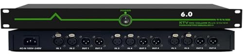 OSPSHPG Anti-Howling Feedback Frequency Shifter, Microphone Feedback Suppressor, Auto Scanning & Suppression, 5-Level Digital Anti-Howling, Stage KTV Effector, for Performance Stage