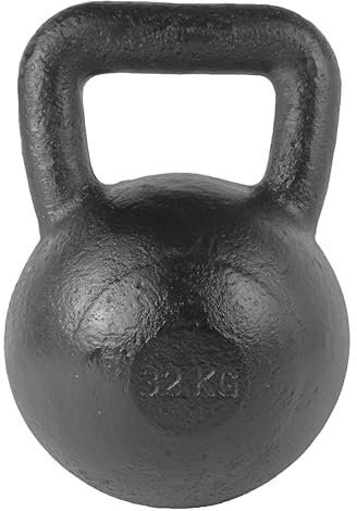 Tunturi Kettlebell 32 kg, Schwarz, one Size