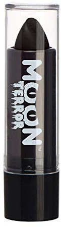 Moon Terror Halloween-Lippenstift, SFX-Make-up, Spezialeffekt-Make-up, 4,2 g (Mitternachtsschwarz, 5 g (1 Stück))