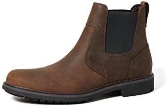 Timberland Stormbucks Chelsea, Stivali alla Moda Uomo, Marrone Scuro, 46 EU