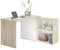 DEINE TANTE EMMA 372-001 Valley Eiche Sonoma Sägerau Nb. / Weiß Schreibtisch Winkelschreibtisch Bürotisch Arbeitstisch Home Office ca. 119 x 124 cm Stellfläche