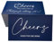 RXBC2011 Lot de 100 tickets de boisson gratuits pour fête, mariage, Halloween, travail, événement, fête, bar, bleu marine foncé