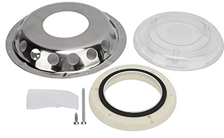 Boat Vents Round Air Vent Stainless Steel Air Vent Ventilation Window Marine Hardware Assembly Transparent Centre for Ships