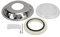 Boat Vents Round Air Vent Stainless Steel Air Vent Ventilation Window Marine Hardware Assembly Transparent Centre for Ships