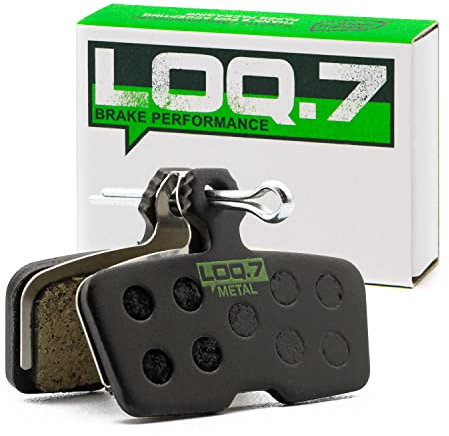 LOQ.7 Fahrrad Bremsbeläge – semi-metallisch für Avid Code, Code R, Code RSC I SRAM Code R, Code RSC, Guide RE I SRAM DB8