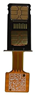 MOUDOAUER 1 x Hybrid-Doppel-SIM-Karte, Micro-SD-Adapter für Android-Handy-Extender Nano auf Namo, für Huawei für Samsung etc