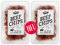 Craftsman Beef Chips | hauchdünn geräuchertes Rindfleisch | Proteinreiches Trockenfleisch | 100% Rind | knusprige Beef Jerky Chips für Party | Meat Snack to Go | Glutenfrei (2 Packungen)
