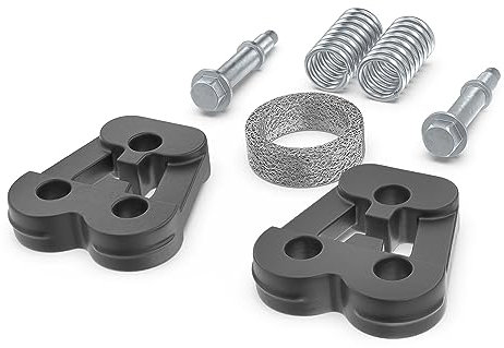 2 Stück REPARATURSET AUSPUFFHALTER Montagesatz Katalysator AUSPUFFGUMI kompatibel mit SMART ForTwo 451 1000ccm HJS NUMMER 82 13 2858