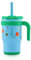 REDUCE Coldee Kids Trinkbecher mit Deckel und Strohhalm, isolierter Reisebecher, auslaufsicher, schweißfester Edelstahl, BPA-frei, inklusive Griff, wiederverwendbarem Silikon-Trinkhalm, 400 ml