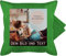 Kissenbezug - eigenem - Foto Bild Geschenk I Dein Bild und Text - 50 x 50 cm - Grün - fotopolster Kissen zum selber designen selbst drucken Photo kuschelkissen photokissen fotokissen