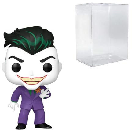 POP! DC Heroes: Harley Quinn - The Joker #496 Bundled with Compatible Box Protector Case