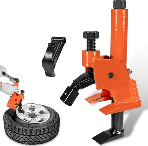 LAIKOU Upgrade Manual Tire Bead Breaker with Rubber mats Heavy Duty Tires Changer Tool for ATVs/UTVs, Tractors, Trucks, Cars