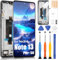 Écran LCD pour Xiaomi Redmi Note 13 Pro+ 5G LCD Display pour Redmi Note13 Pro Plus 5G 23090RA98C Écran Tactile Assemblée avec Réparation Kit (Noir avec Cadre, Incell, Sans Fingerprint Unlocking)